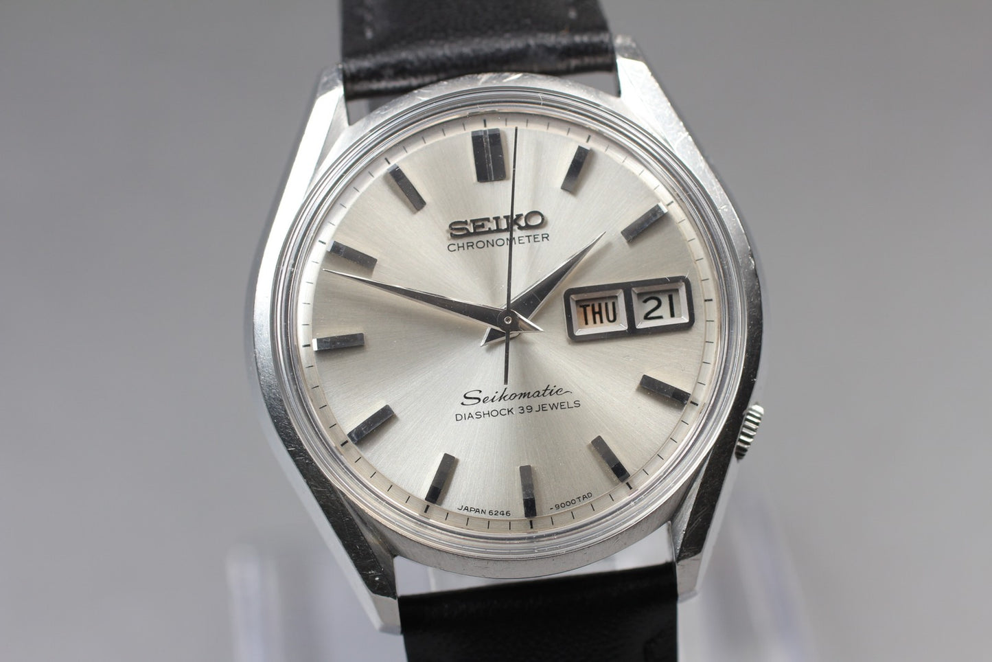 Serviced 1966 [Near MINT] SEIKO Seikomatic 6246-9000 39J Auto Men's Watch  JAPAN