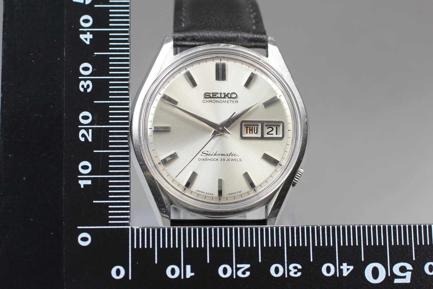 Serviced 1966 [Near MINT] SEIKO Seikomatic 6246-9000 39J Auto Men's Watch  JAPAN