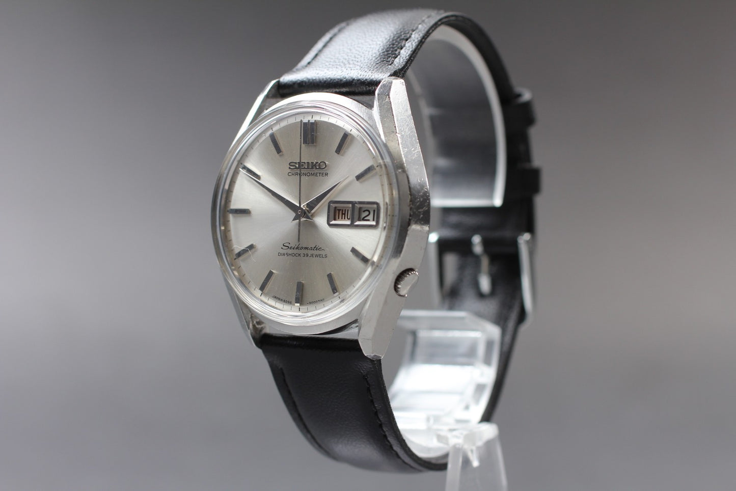 Serviced 1966 [Near MINT] SEIKO Seikomatic 6246-9000 39J Auto Men's Watch  JAPAN