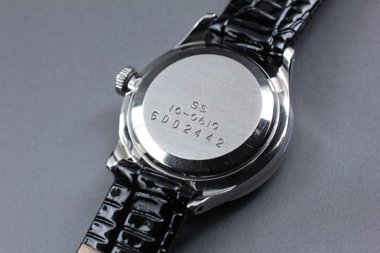 Vtg 1976 [Near MINT] Seiko Solar 10-0610 Silver 21J Manual Ladies Watch JAPAN