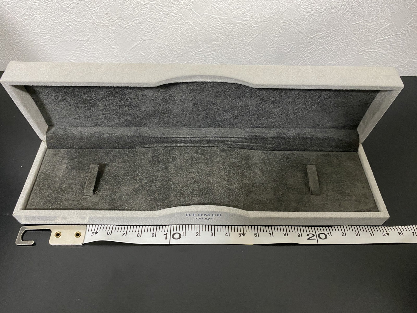 [Exc+5] Exc+5 Hermes Genuine Watch Box Case Outer Inner Color Gray From JAPAN