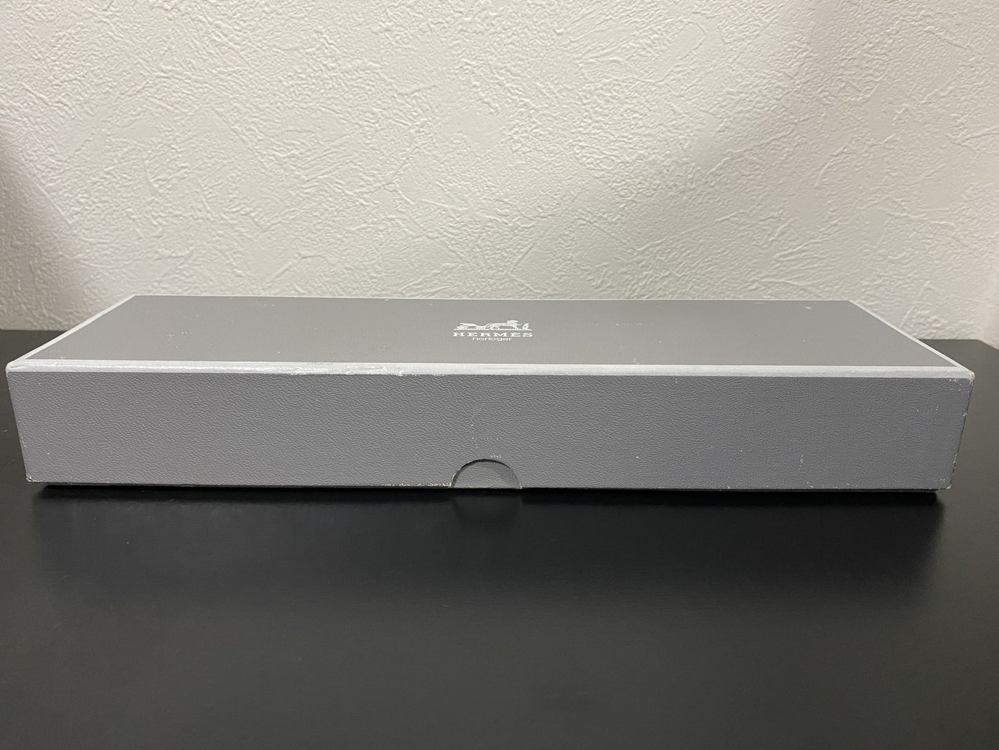 [Exc+5] Exc+5 Hermes Genuine Watch Box Case Outer Inner Color Gray From JAPAN