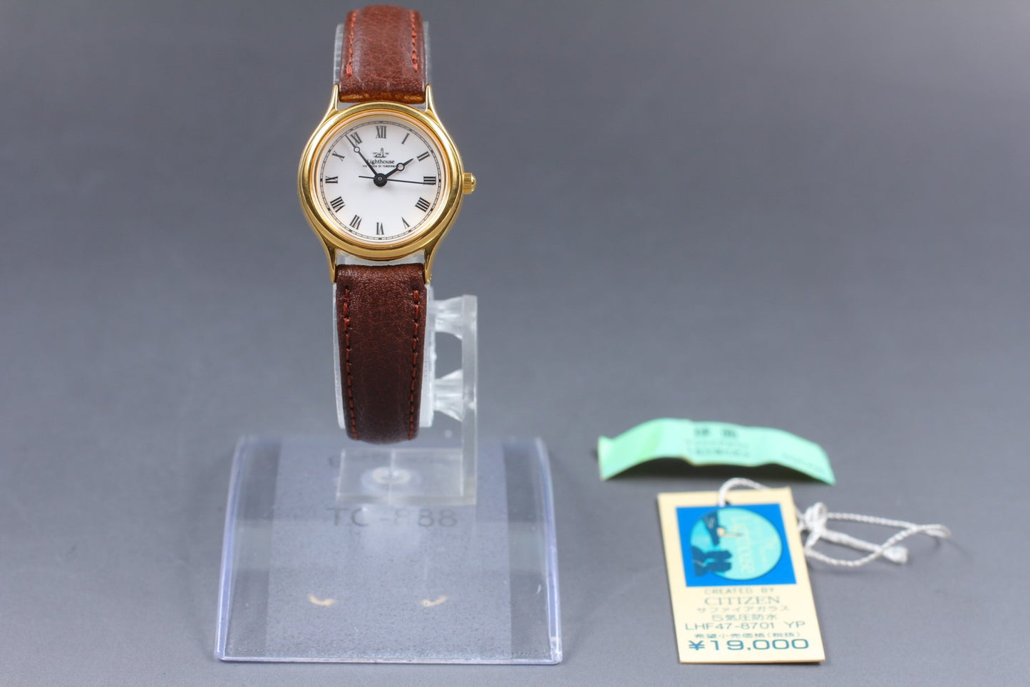 Exc+5 w/ Tag Citizen Lighthouse 6031-G04231 Roman Gold Quartz 24mm Ladies Watch