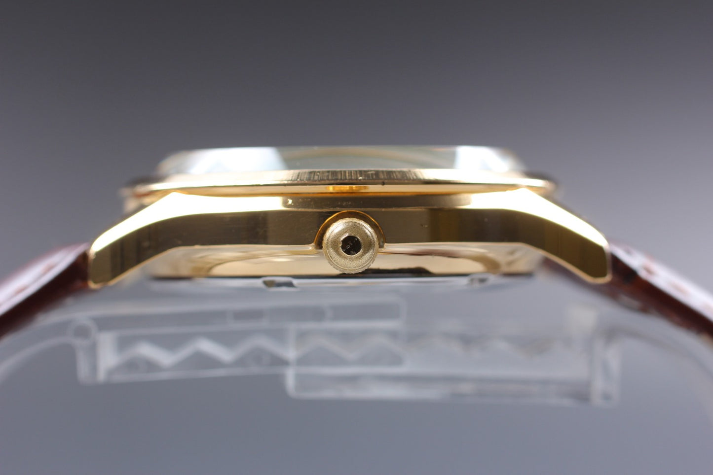 1967 [Near MINT] SEIKO Business‑A 8306-9030 Gold 30J Auto 37mm Men's Watch JAPAN