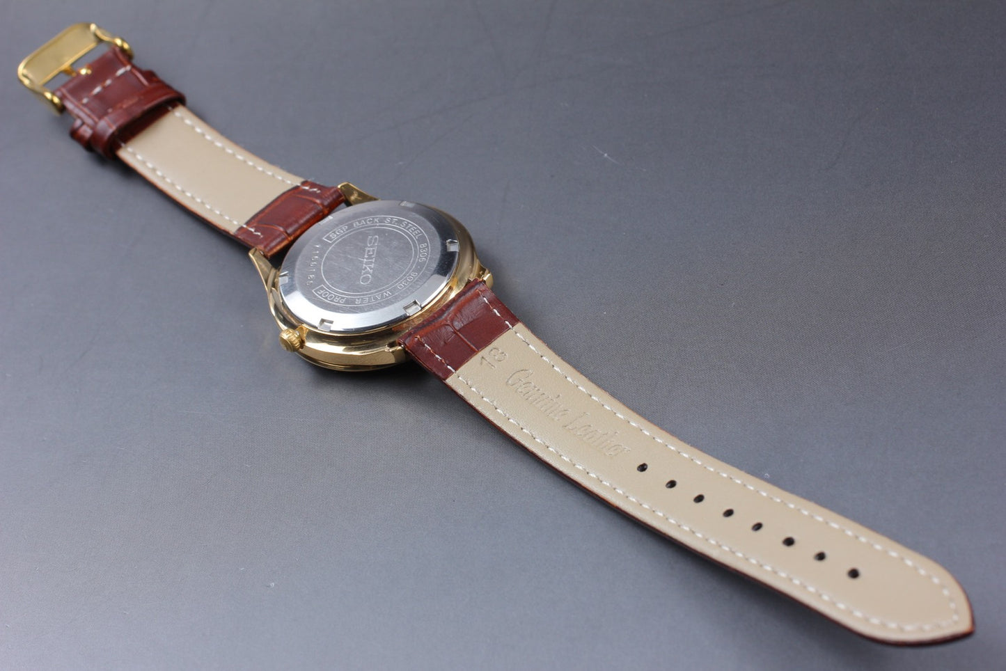 1967 [Near MINT] SEIKO Business‑A 8306-9030 Gold 30J Auto 37mm Men's Watch JAPAN