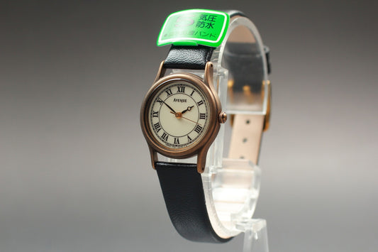 1992 [N MINT] Seiko Avenue 1F21-0G50 Gold Roman Quartz Quartz 22mm Ladies Watch