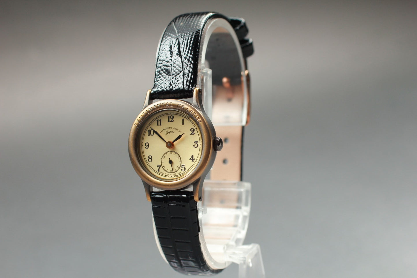 Near MINT w/ Tag Orient You H83226-00 Gold Small Seconds Quartz Ladies Watch