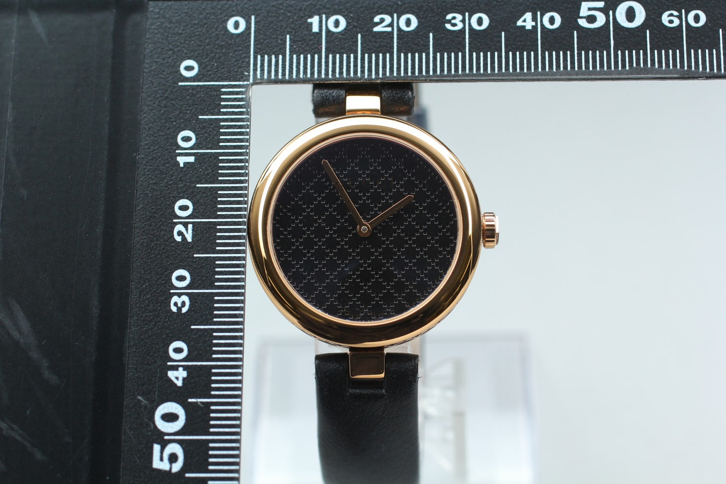 MINT / Full Set GUCCI YA141401 Diamantissima 32mm Quartz Pink Gold Watch JAPAN