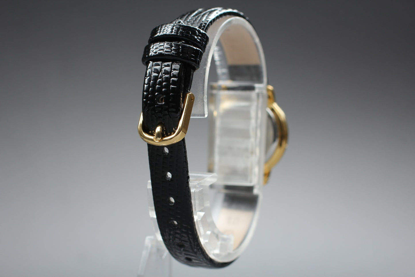 New Battery [Near MINT] SEIKO 4N01-0441 Roman White Gold Quartz Ladies Watch