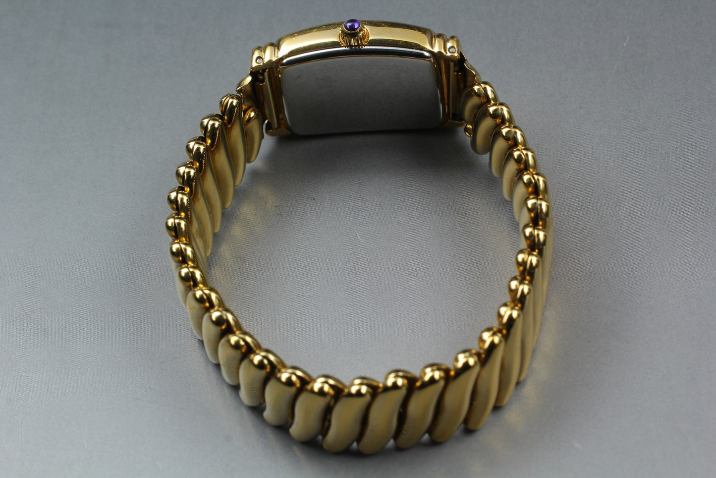 Exc+5 Hamilton Benton 6248 Gold Small Seconds Bellows Belt Quartz Ladies Watch