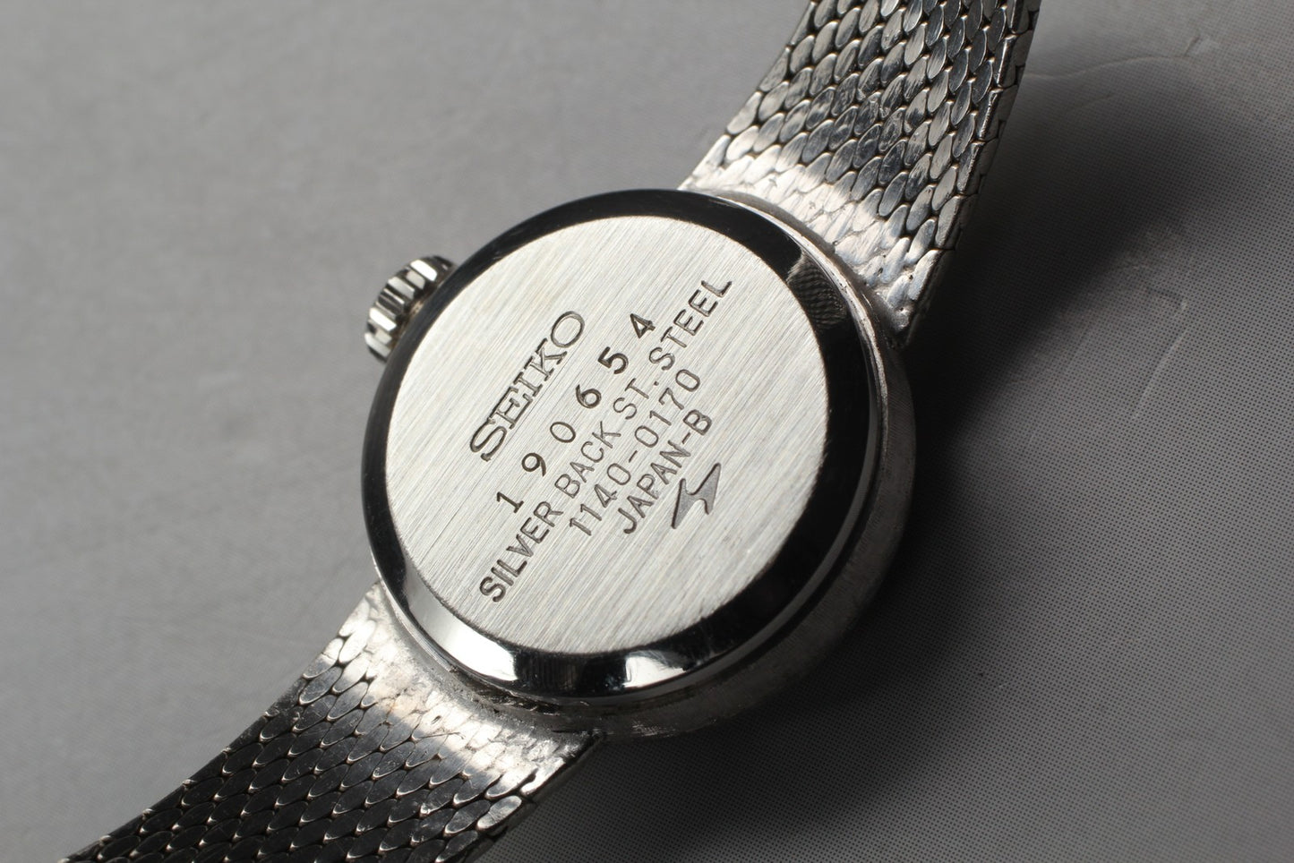 1971 Exc+5 Seiko Special 1140-0170 Blue Roman 23J Manual 20mm Ladies Watch JAPAN