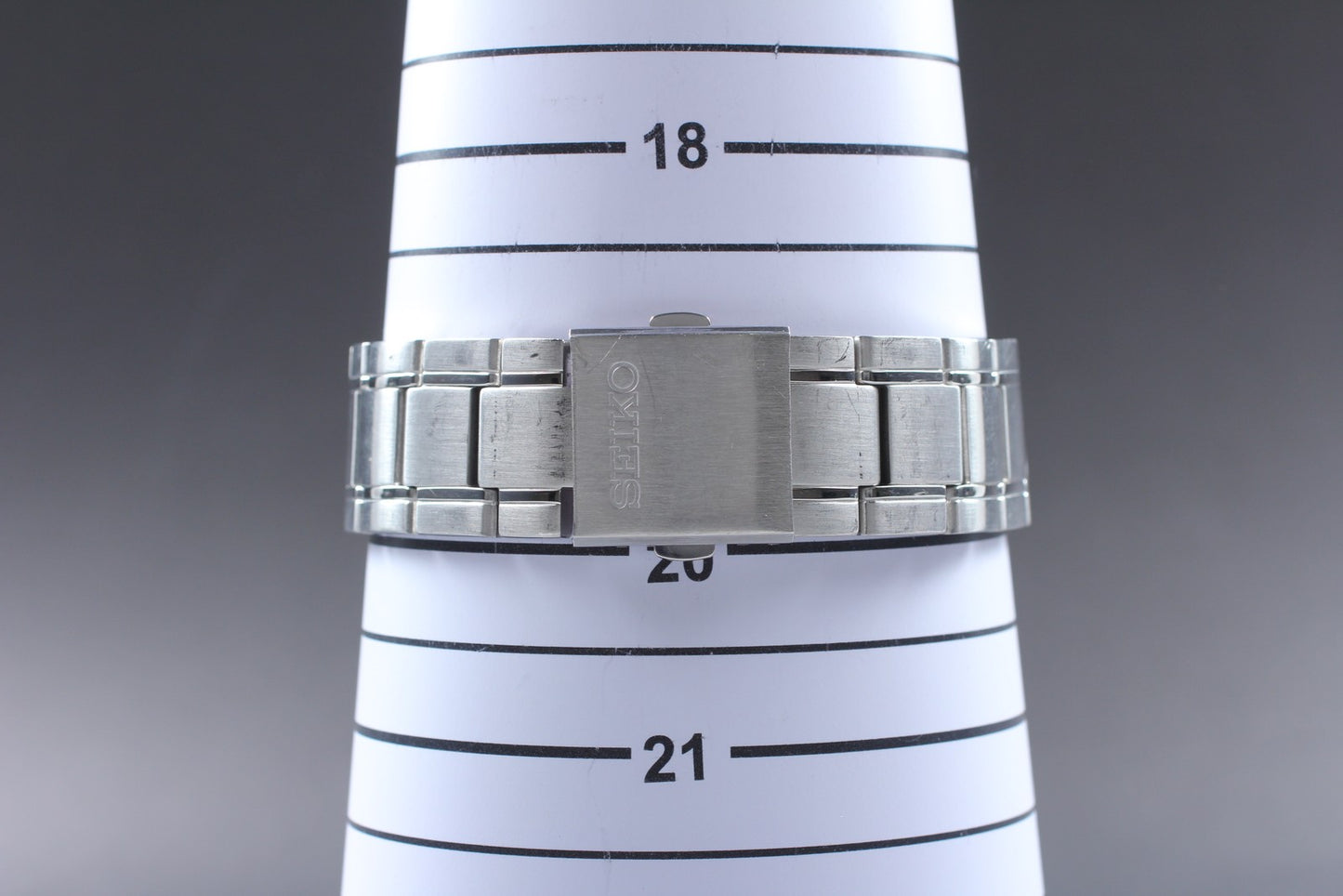 Exc+5 Seiko Chronograph 7T92-0KE0 100m Black Dial Quartz 44mm Men's Watch JAPAN