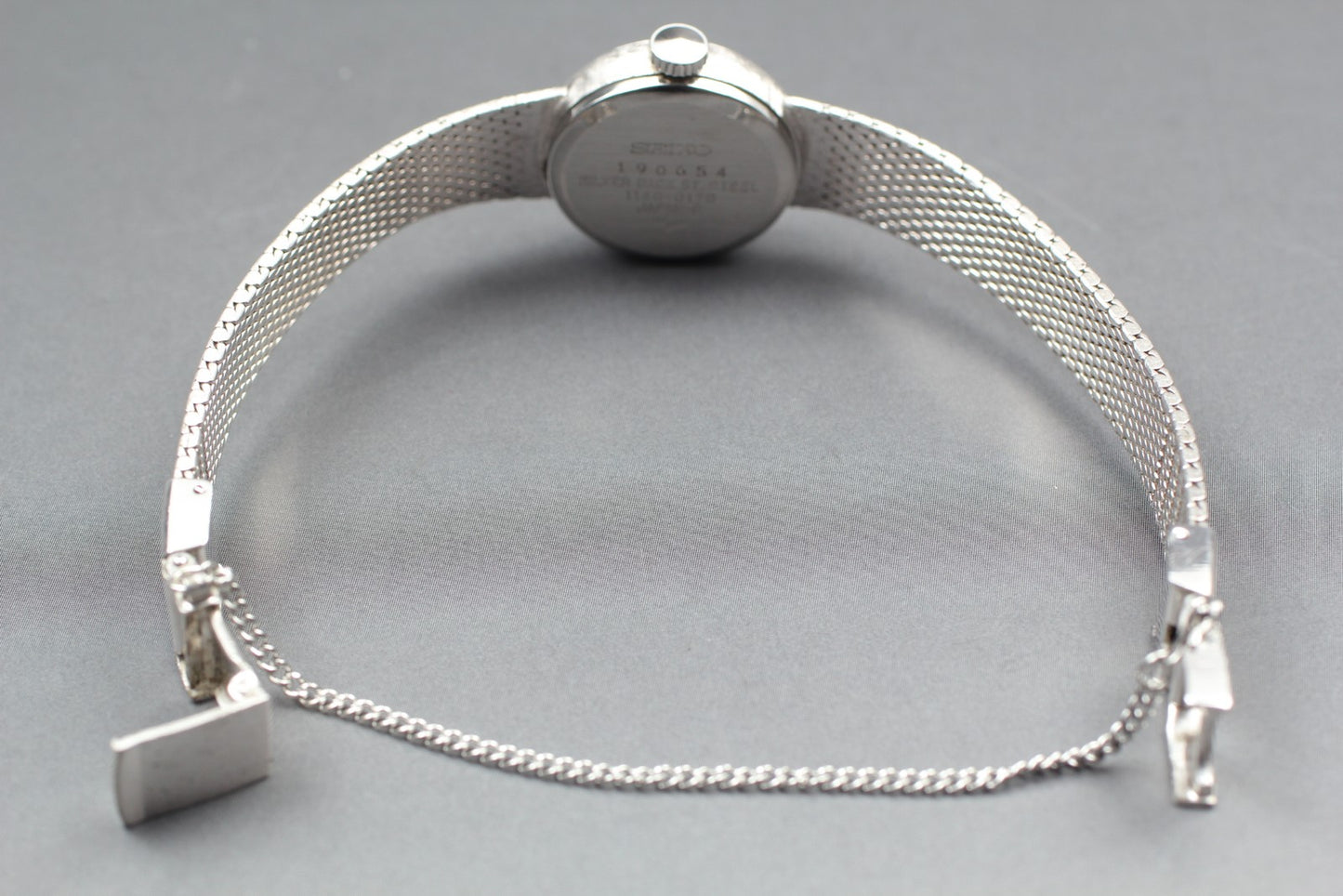 1971 Exc+5 Seiko Special 1140-0170 Blue Roman 23J Manual 20mm Ladies Watch JAPAN