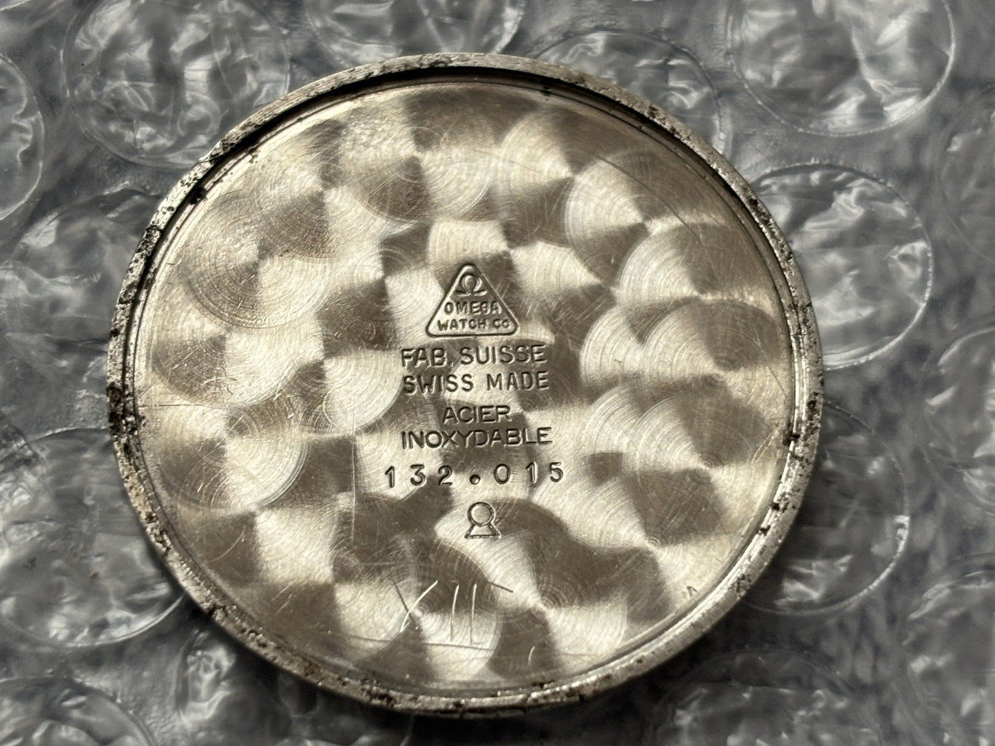 OH 1964 Near MINT OMEGA Seamaster 132.015 Cal.610 Black Manual 34mm Men's Watch