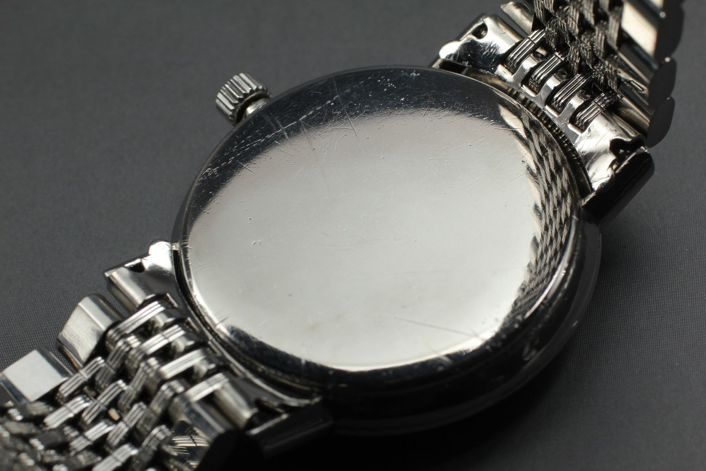 OH 1964 Near MINT OMEGA Seamaster 132.015 Cal.610 Black Manual 34mm Men's Watch