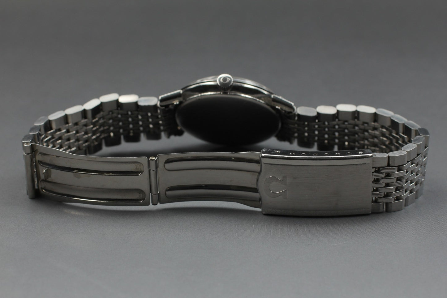 OH 1964 Near MINT OMEGA Seamaster 132.015 Cal.610 Black Manual 34mm Men's Watch