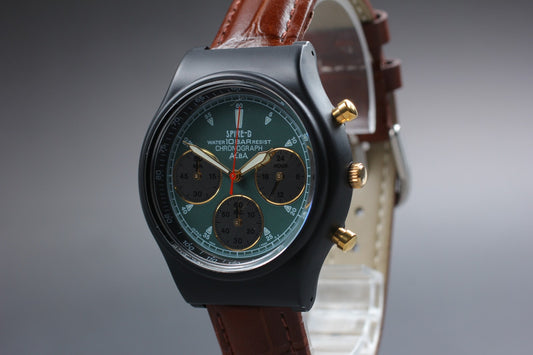 MINT w/ Tag SEIKO Alba Spire-G V654-6030 Chronograph Quartz 37mm Men's Watch\