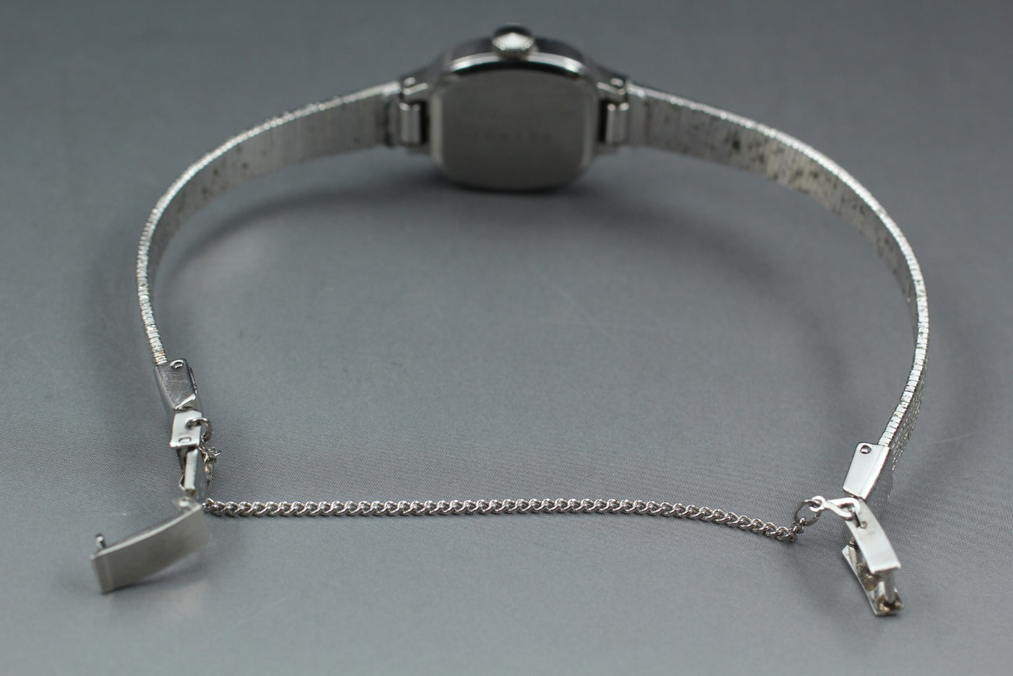 Vtg 1972 [Near MINT] SEIKO Bracelet 11-3540 Silver 17J Manual Ladies Watch JAPAN