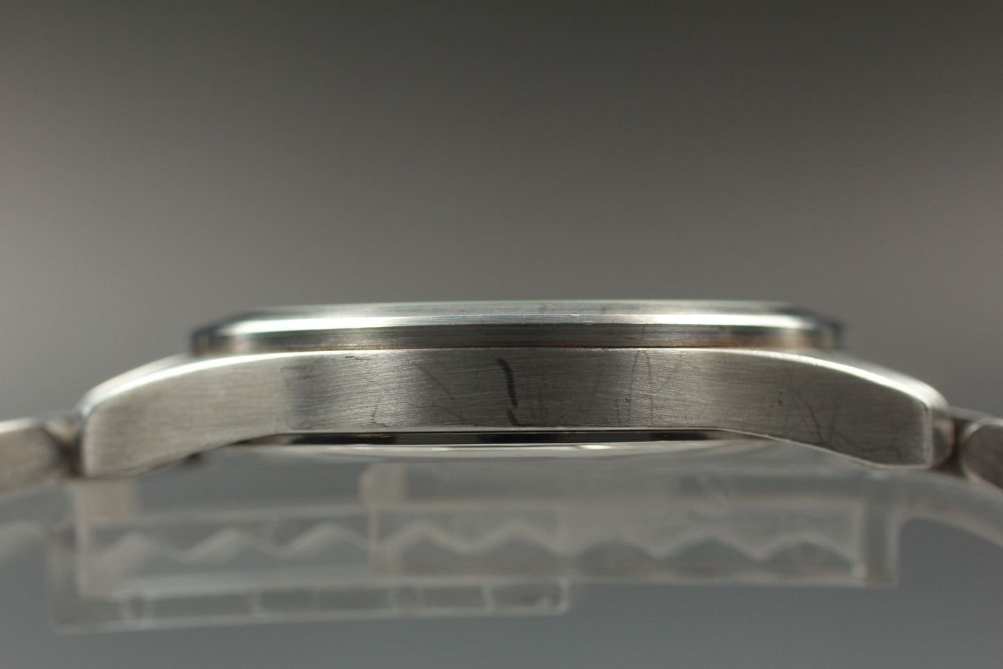 Exc+5 w/ Box Paper Citizen 1032-S75560 Silver 36mm Quartz Men's Watch From JAPAN