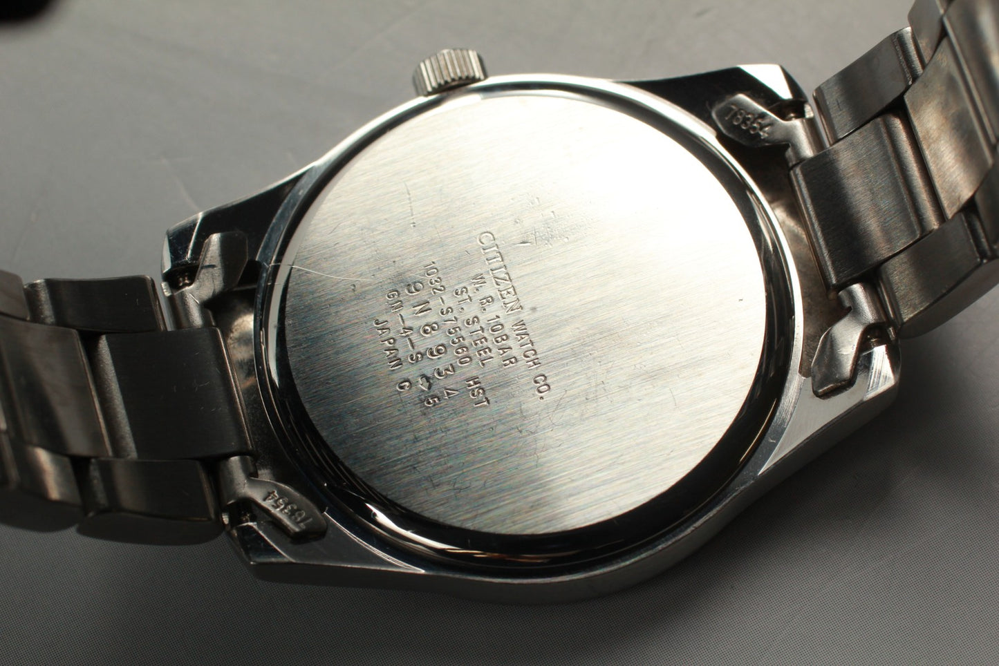 Exc+5 w/ Box Paper Citizen 1032-S75560 Silver 36mm Quartz Men's Watch From JAPAN