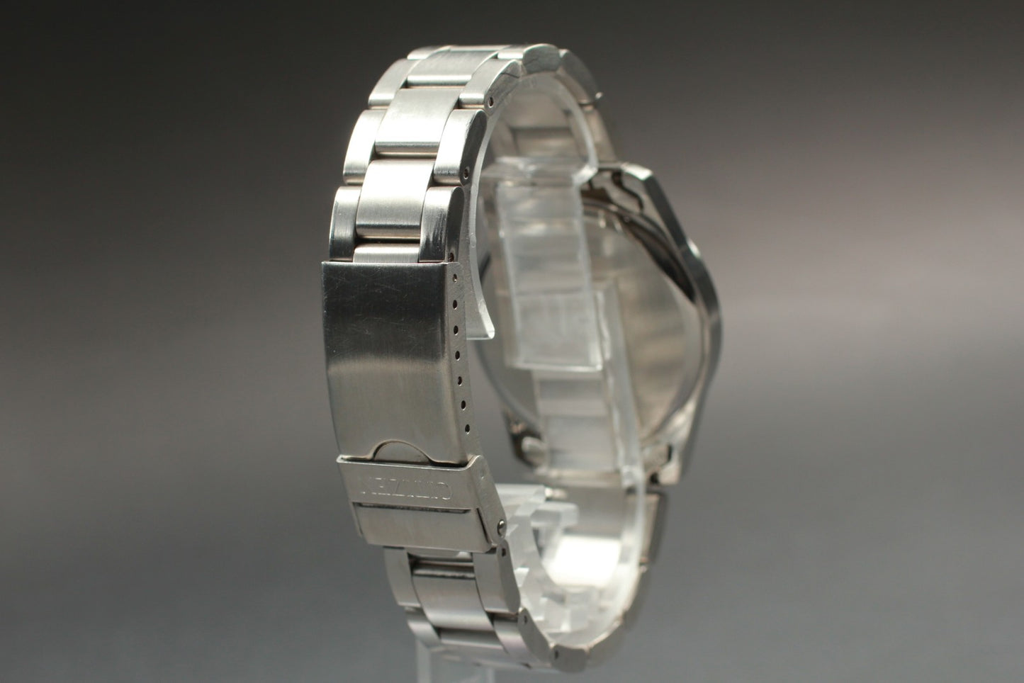 Exc+5 w/ Box Paper Citizen 1032-S75560 Silver 36mm Quartz Men's Watch From JAPAN