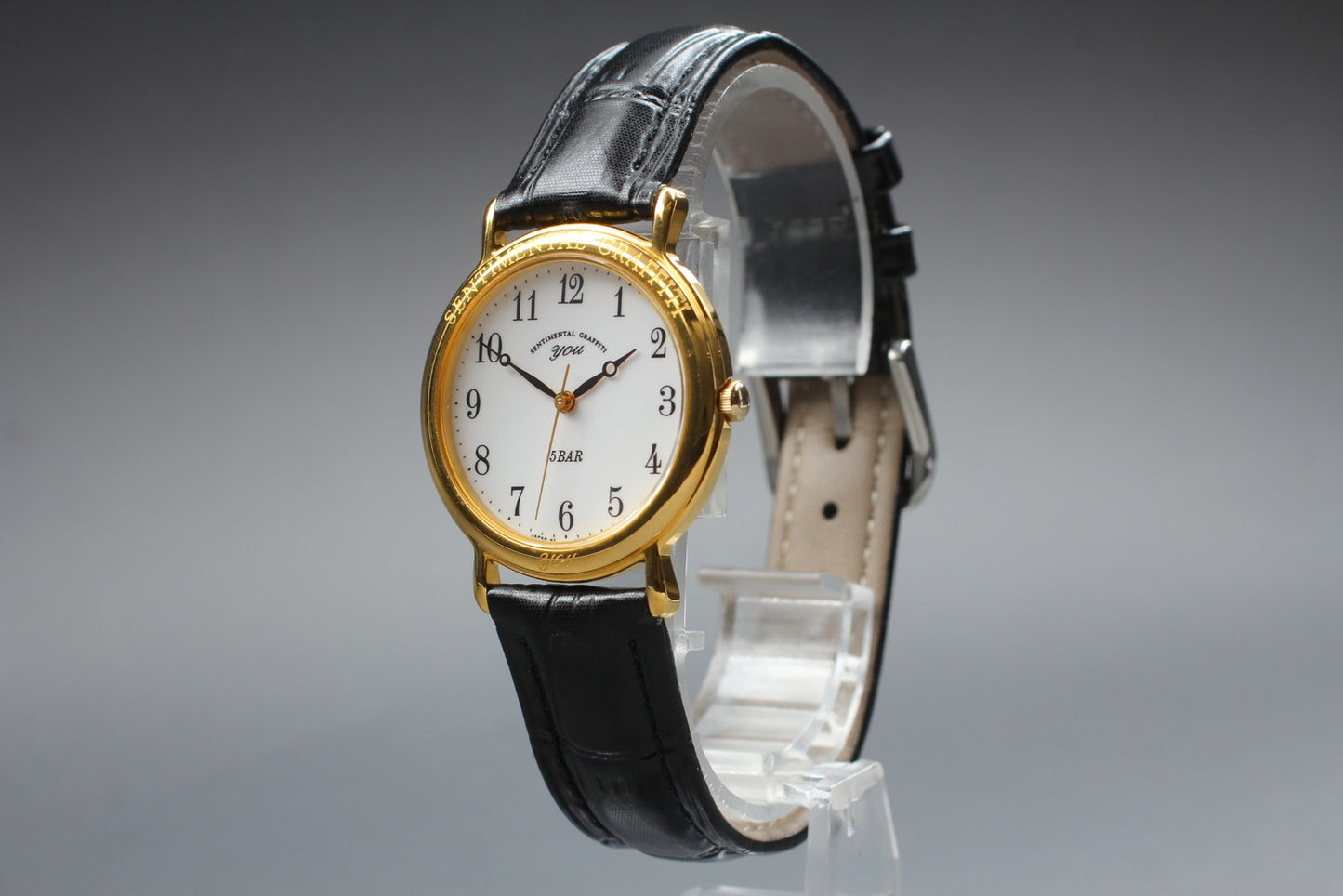 MINT w/ Tag Orient You C755E5-00 Gold White Quartz 31mm Men's Watch From JAPAN