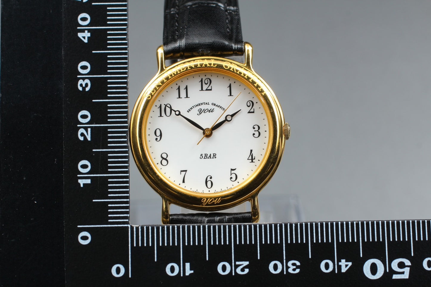 MINT w/ Tag Orient You C755E5-00 Gold White Quartz 31mm Men's Watch From JAPAN