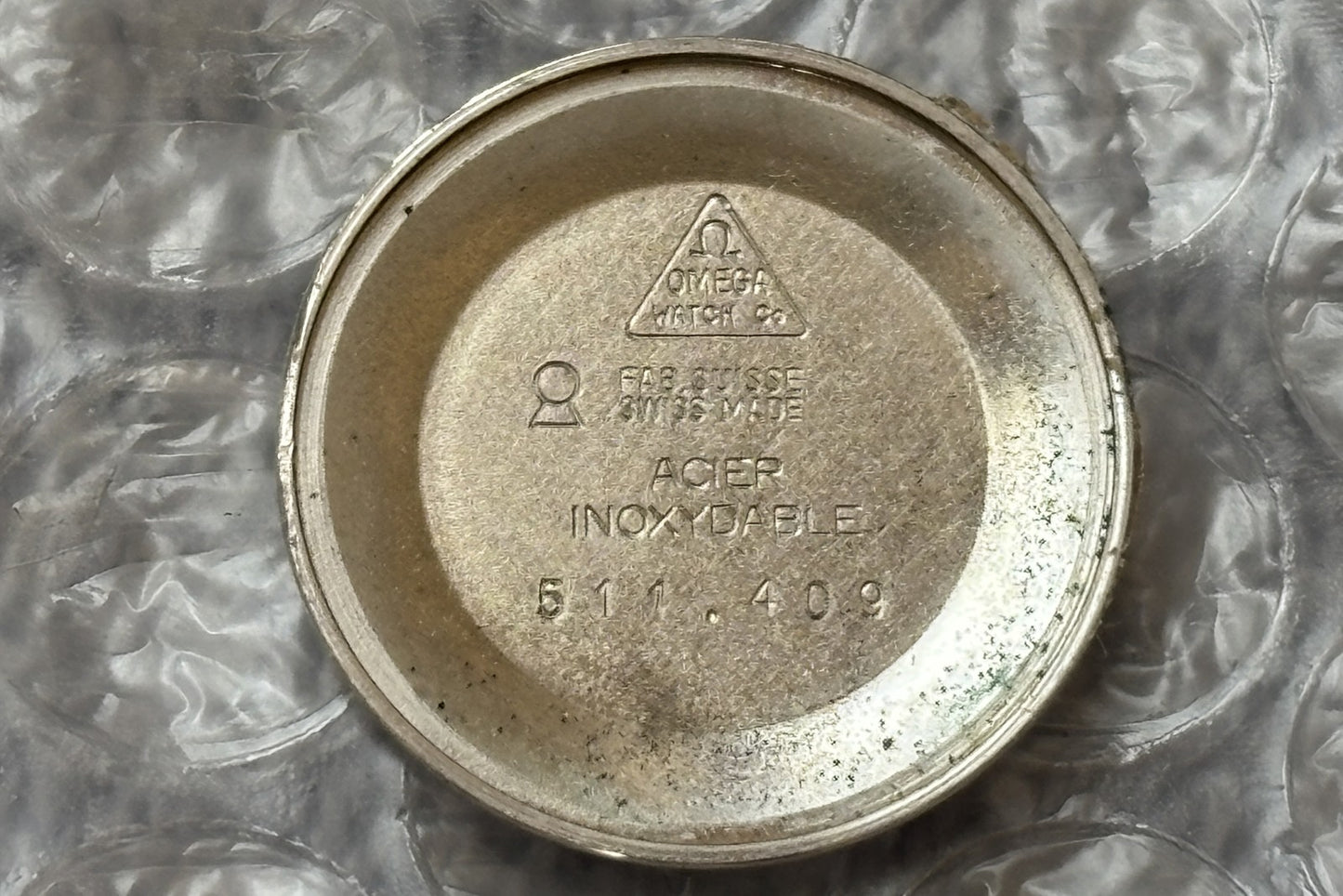 Vintage 1972 [Near MINT] OMEGA Geneve 511.409 Cal.485 Silver Manual Ladies Watch