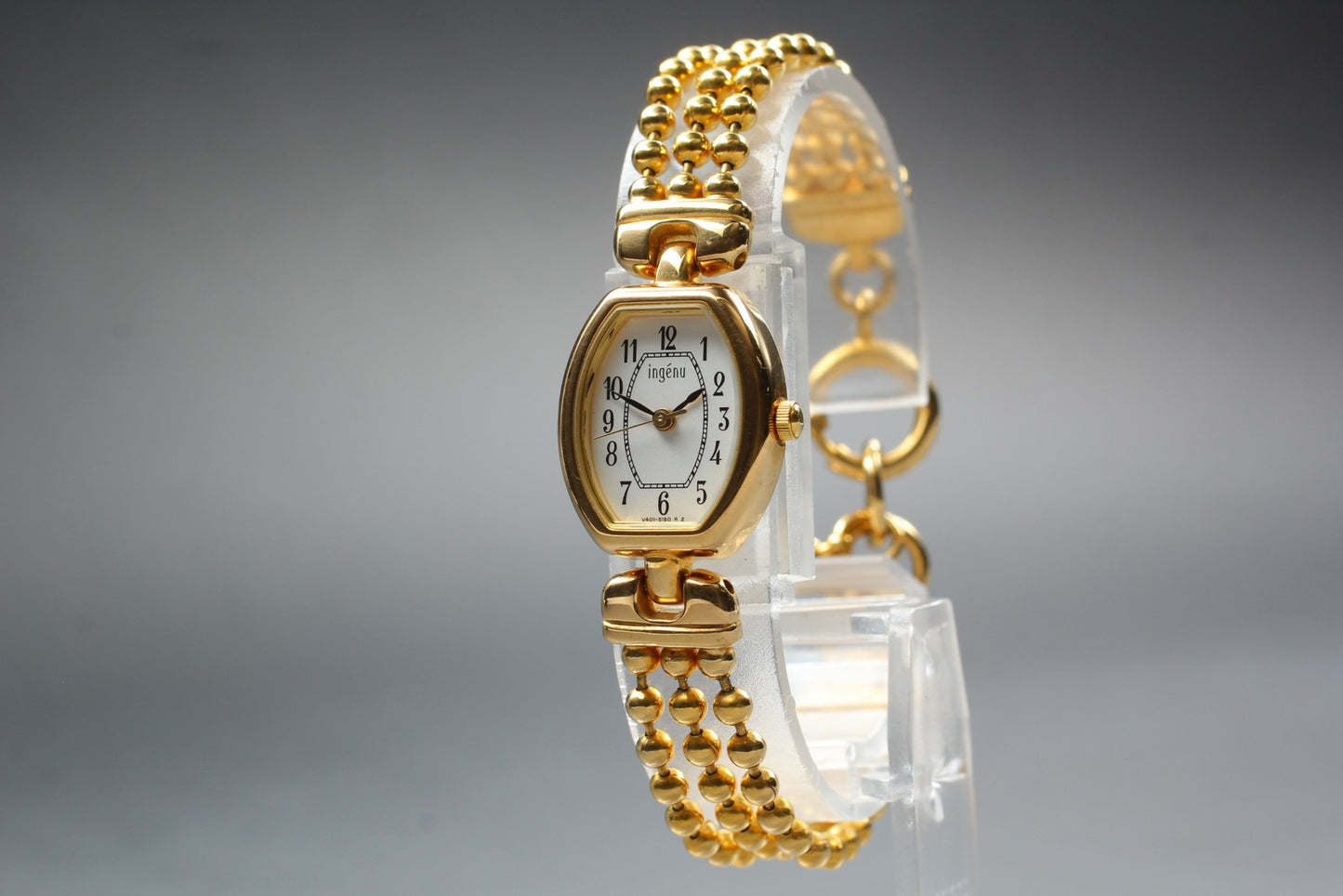 NOS [Near MINT w/ Tag] Seiko Alba Ingenu V401-5860 Gold Quartz Ladies Watch