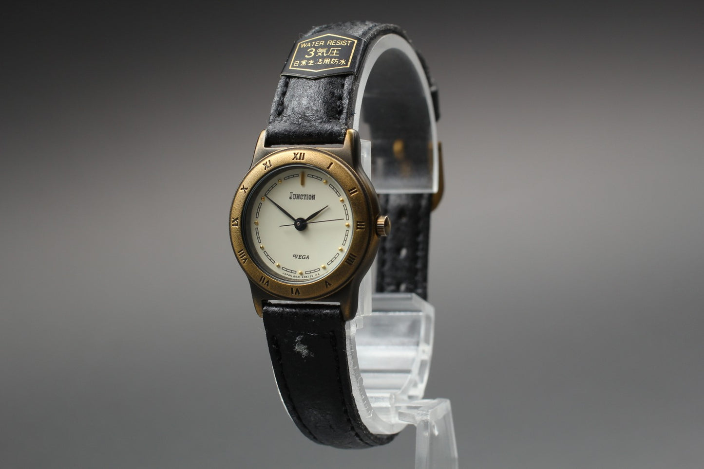 Near MINT Tag Citizen Junction Vega 6A31-L01374 Roman Gold Quartz Ladies Watch