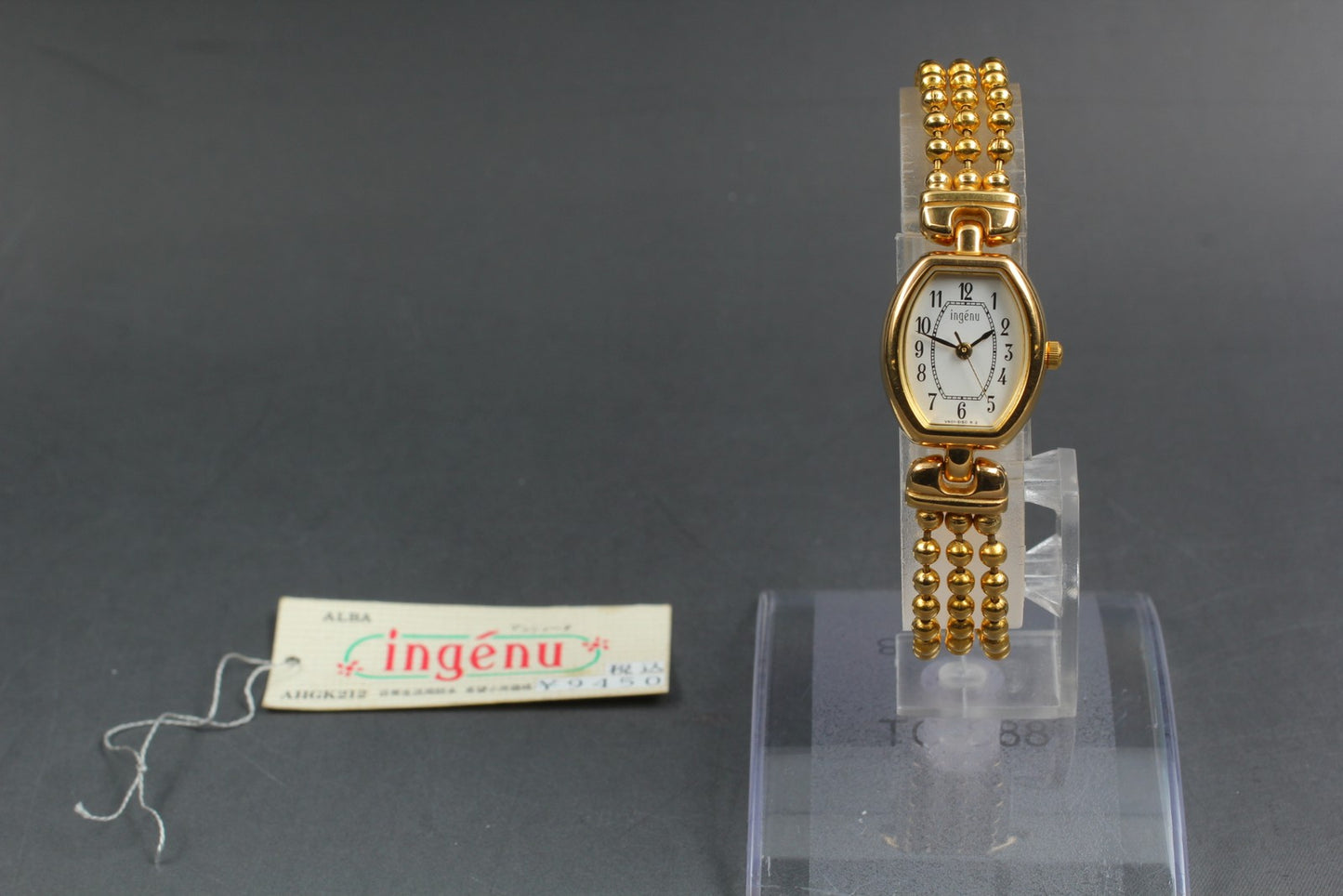 NOS [Near MINT w/ Tag] Seiko Alba Ingenu V401-5860 Gold Quartz Ladies Watch