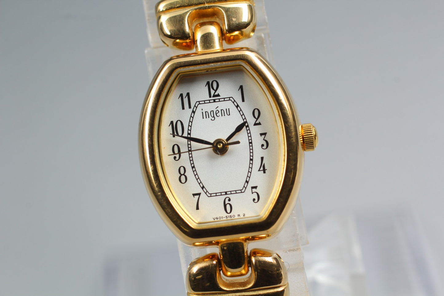 NOS [Near MINT w/ Tag] Seiko Alba Ingenu V401-5860 Gold Quartz Ladies Watch