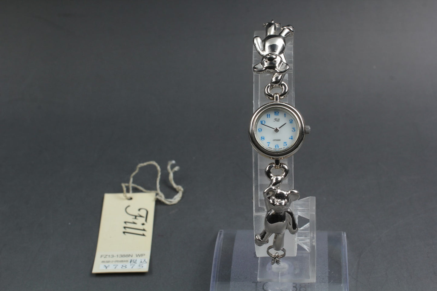 NOS [N MINT w/ Tag] Citizen Fill 3220-L07780 Bears Bracelet Quartz Ladies Watch