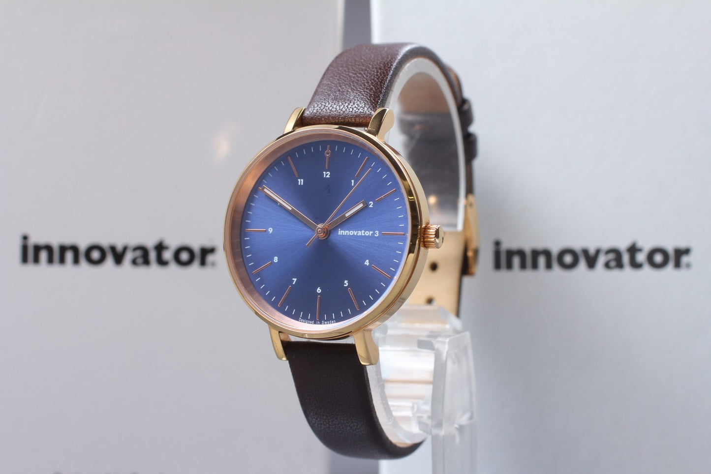 Near MINT w/ Box Innovator 3 IN-0008 Blue Dial 32mm Quartz Men's Watch Japan