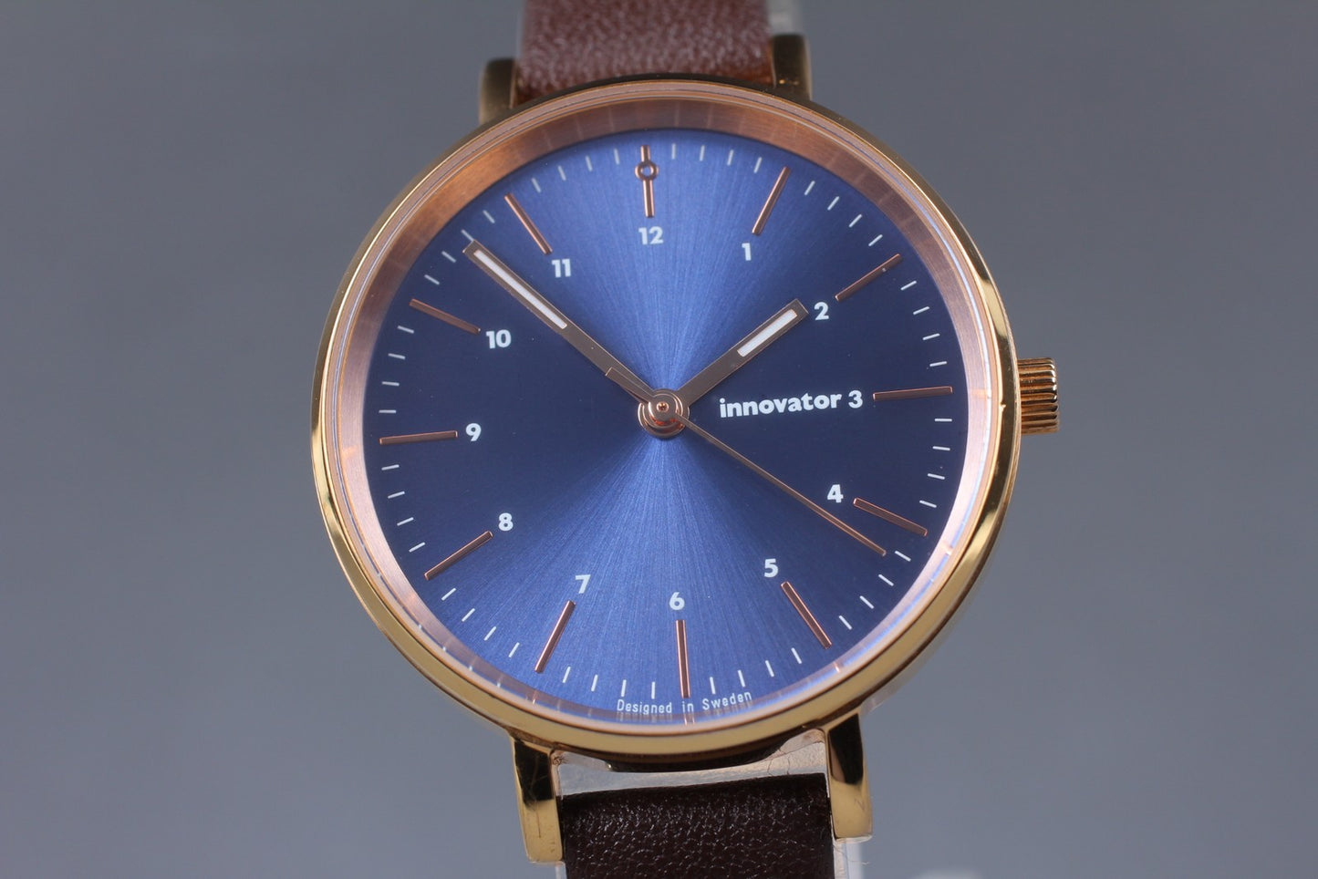 Near MINT w/ Box Innovator 3 IN-0008 Blue Dial 32mm Quartz Men's Watch Japan
