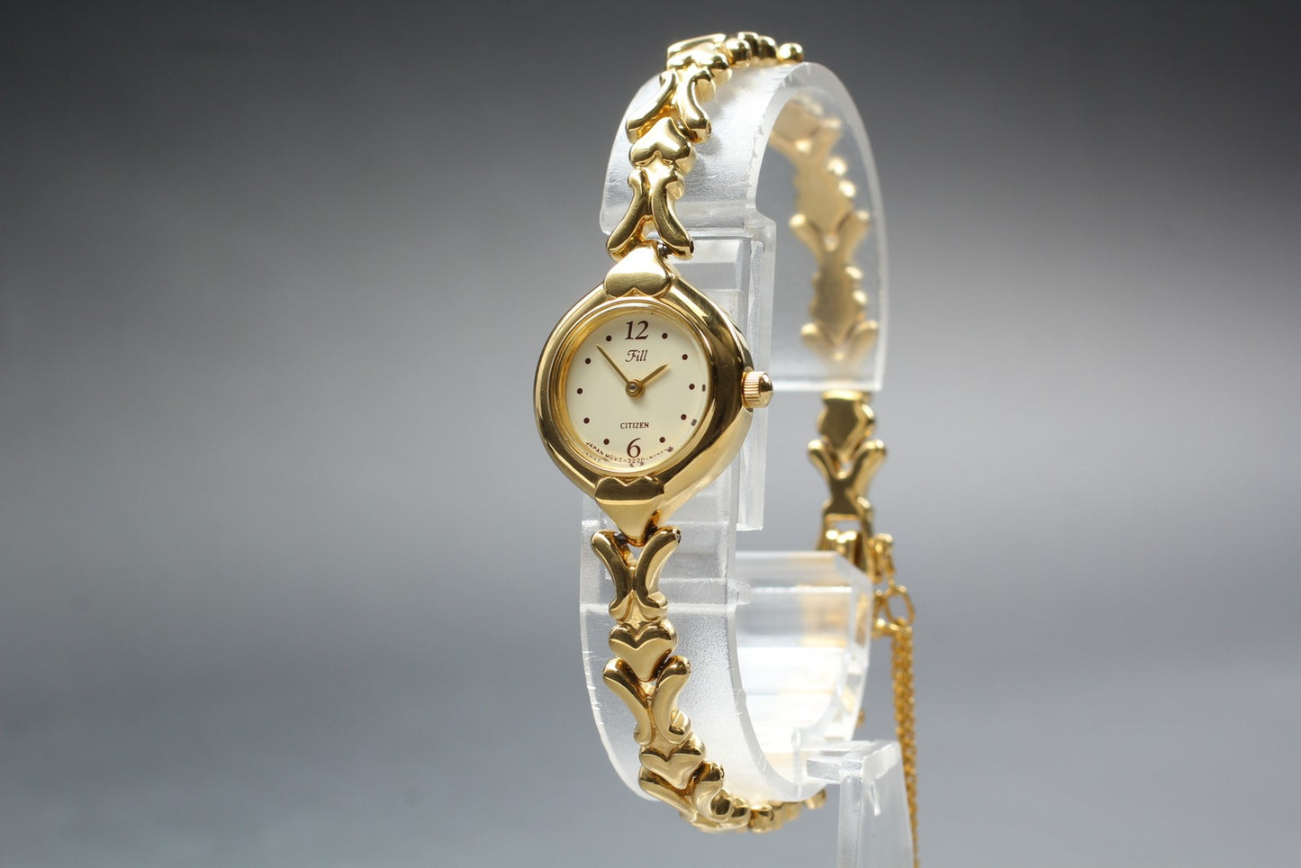NOS [Near MINT / Tag] Citizen Fill 3220-S36424 Gold Bracelet Quartz Ladies Watch