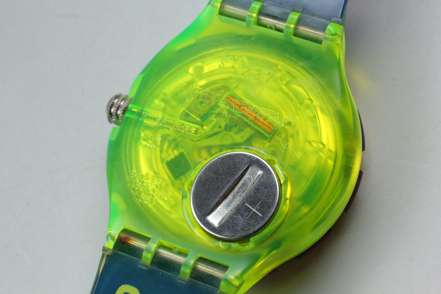 Exc+5 Full Set Swatch 1992 Scuba 200m Coming Tide SDJ100 Quartz 38mm Men's Watch