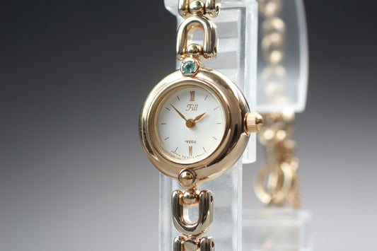 N MINT / Tag Citizen Vega Fill 5E21-L06686 1P Apatite Quartz Ladies Watch JAPAN