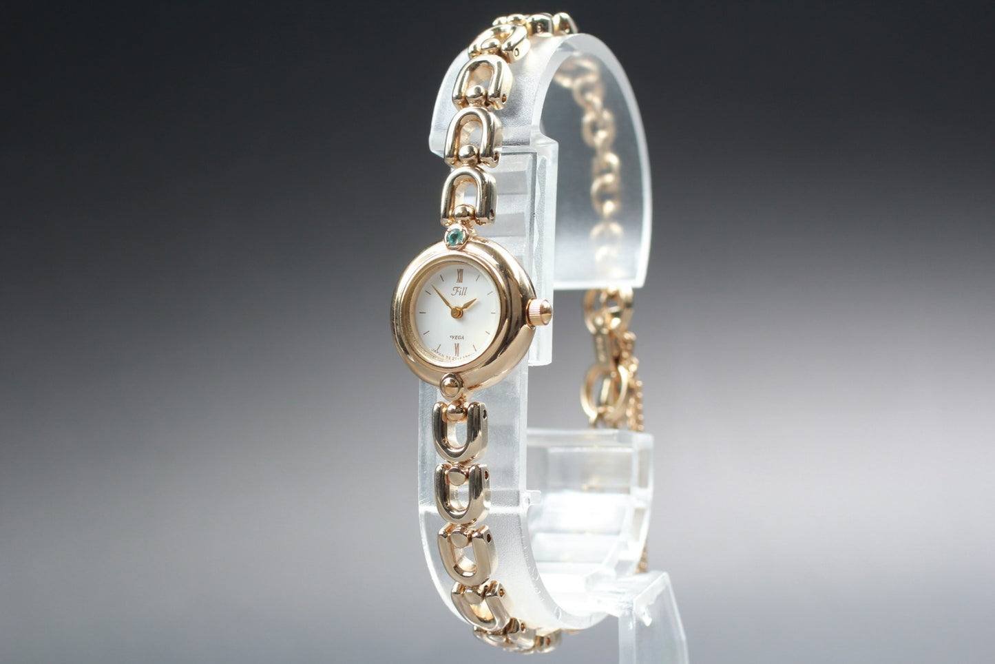 N MINT / Tag Citizen Vega Fill 5E21-L06686 1P Apatite Quartz Ladies Watch JAPAN