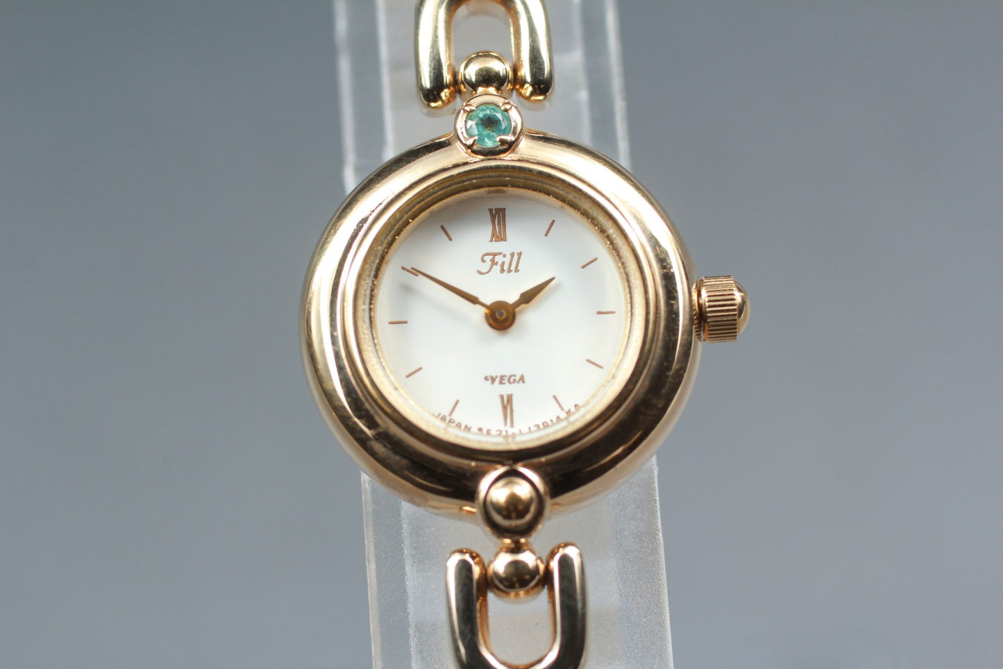 N MINT / Tag Citizen Vega Fill 5E21-L06686 1P Apatite Quartz Ladies Watch JAPAN