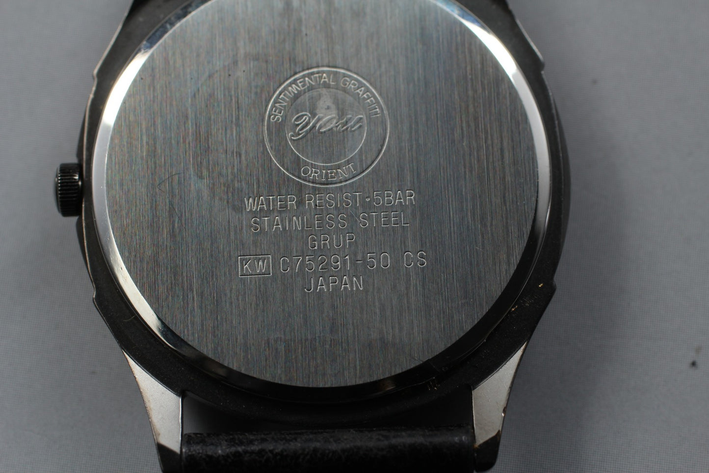 Near MINT w/ Tag Orient You C75291-50 Roman White Gold Quartz 32mm Men's Watch