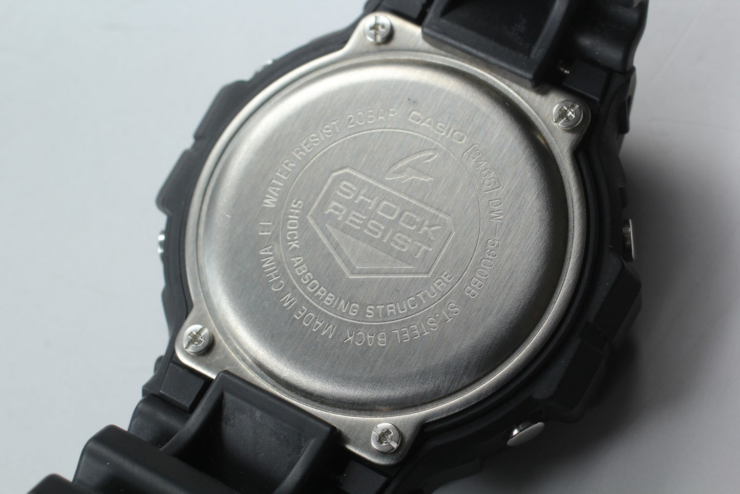 Near MINT Casio G-Shock DW-5900BB Alarm Chrono 46mm Men's Digital Watch JAPAN