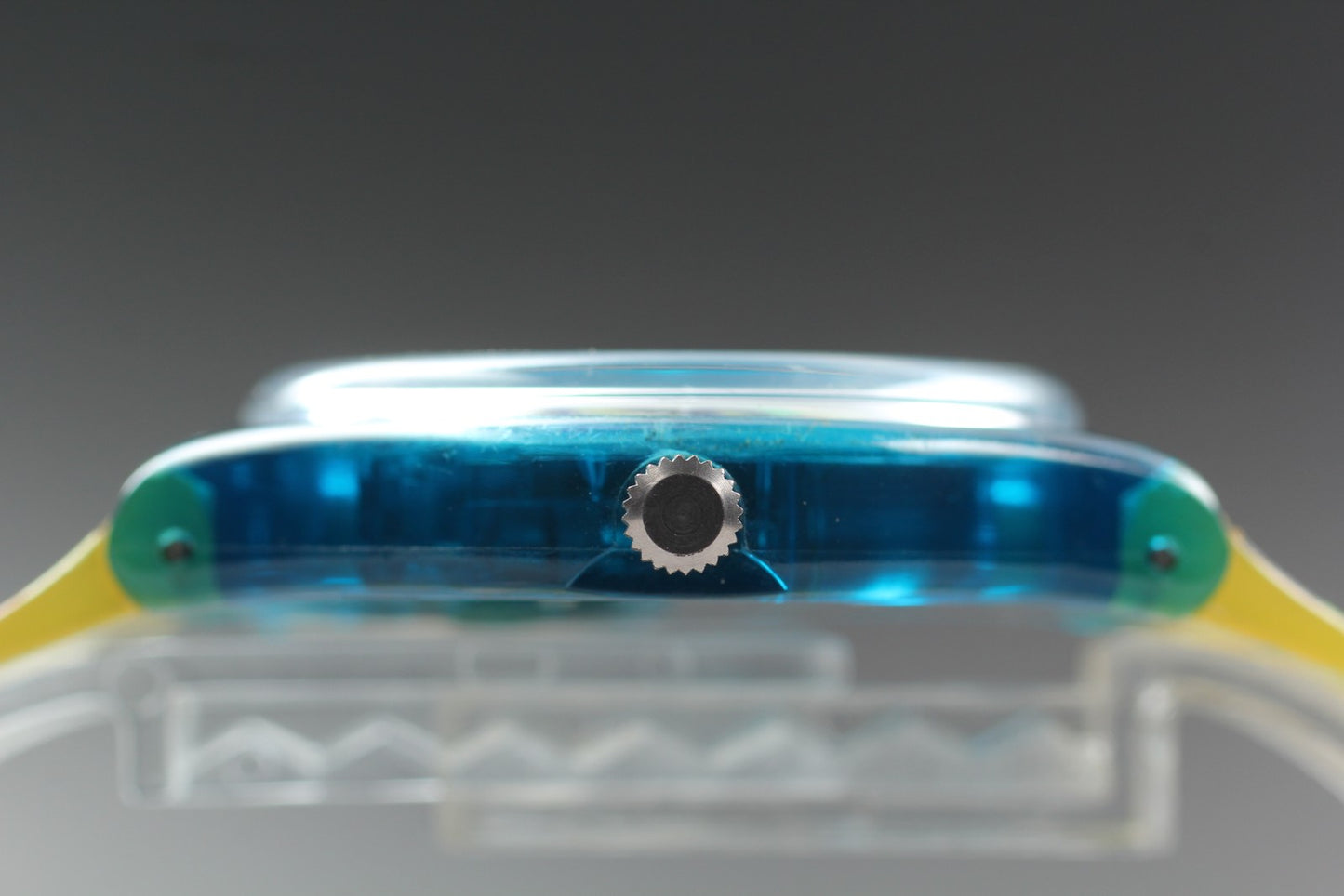 Exc+5 Swatch 1992 PERROQUET GN119 Fish & Palm Trees Quartz 34mm Men's Watch