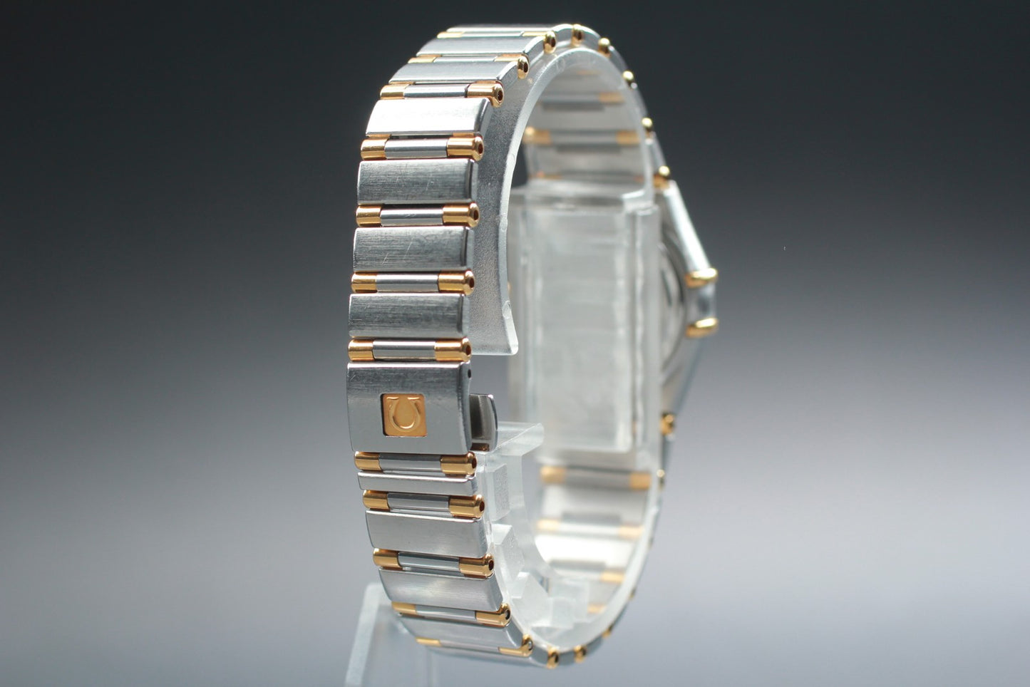 OMEGA Constellation Mini 1267.70 Diamond MOP Half Bar Quartz 22mm Ladies Watch