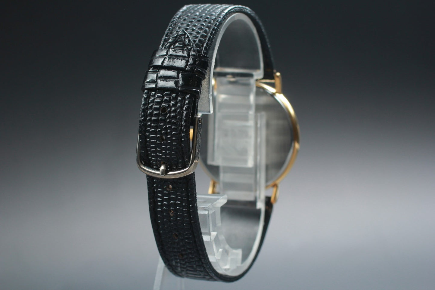 1989 [Near MINT] OMEGA De Ville 195.0075.2 Cal.1378 Gold Quartz 32mm Men's Watch