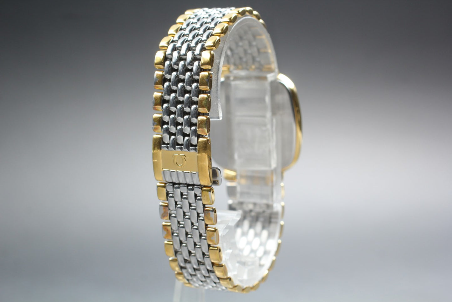 1989 Near MINT OMEGA De Ville 395.0877.2 Cal.1378 Square Quartz 30mm Men's Watch