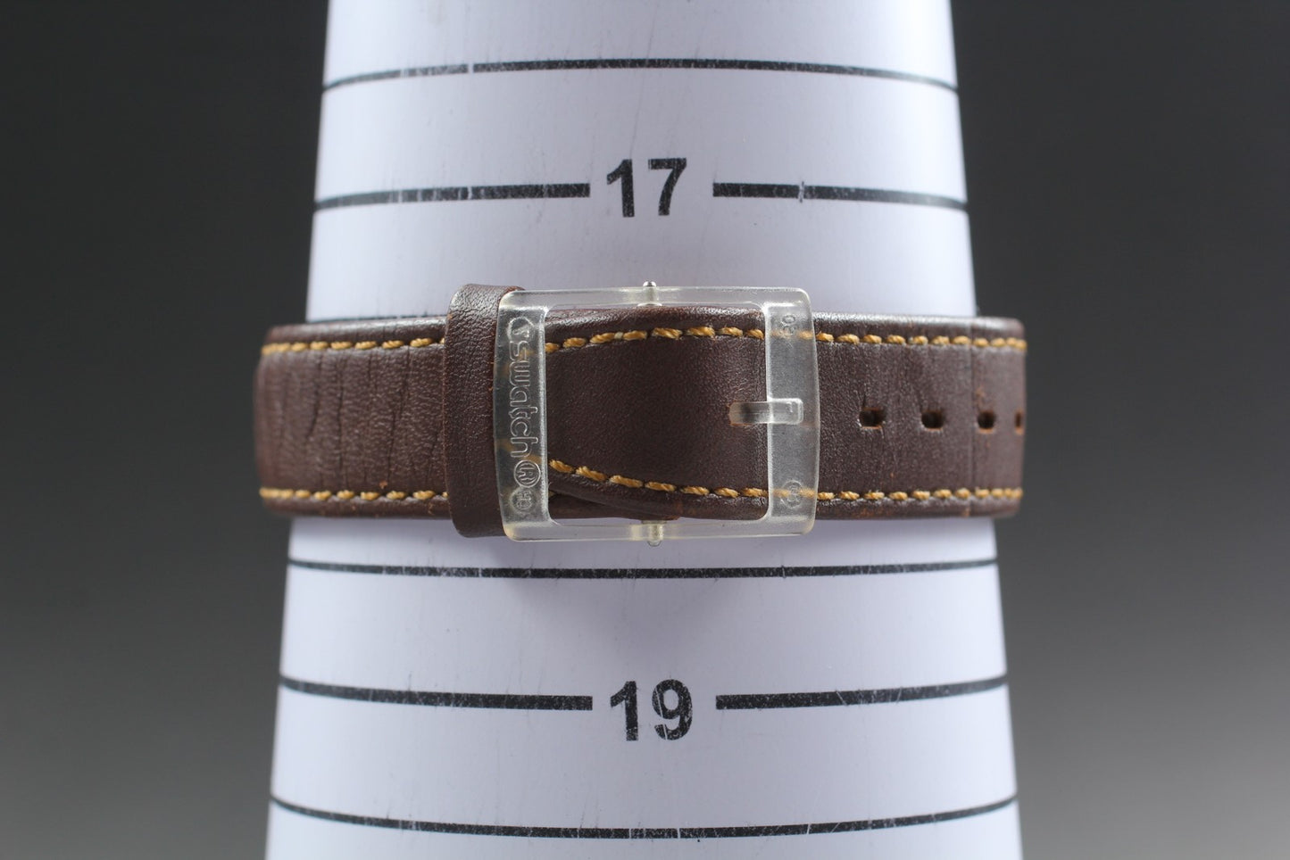 Exc+5 Swatch Blue Conker GE704 Day Date Quartz 34mm Men's Swiss Watch 2009