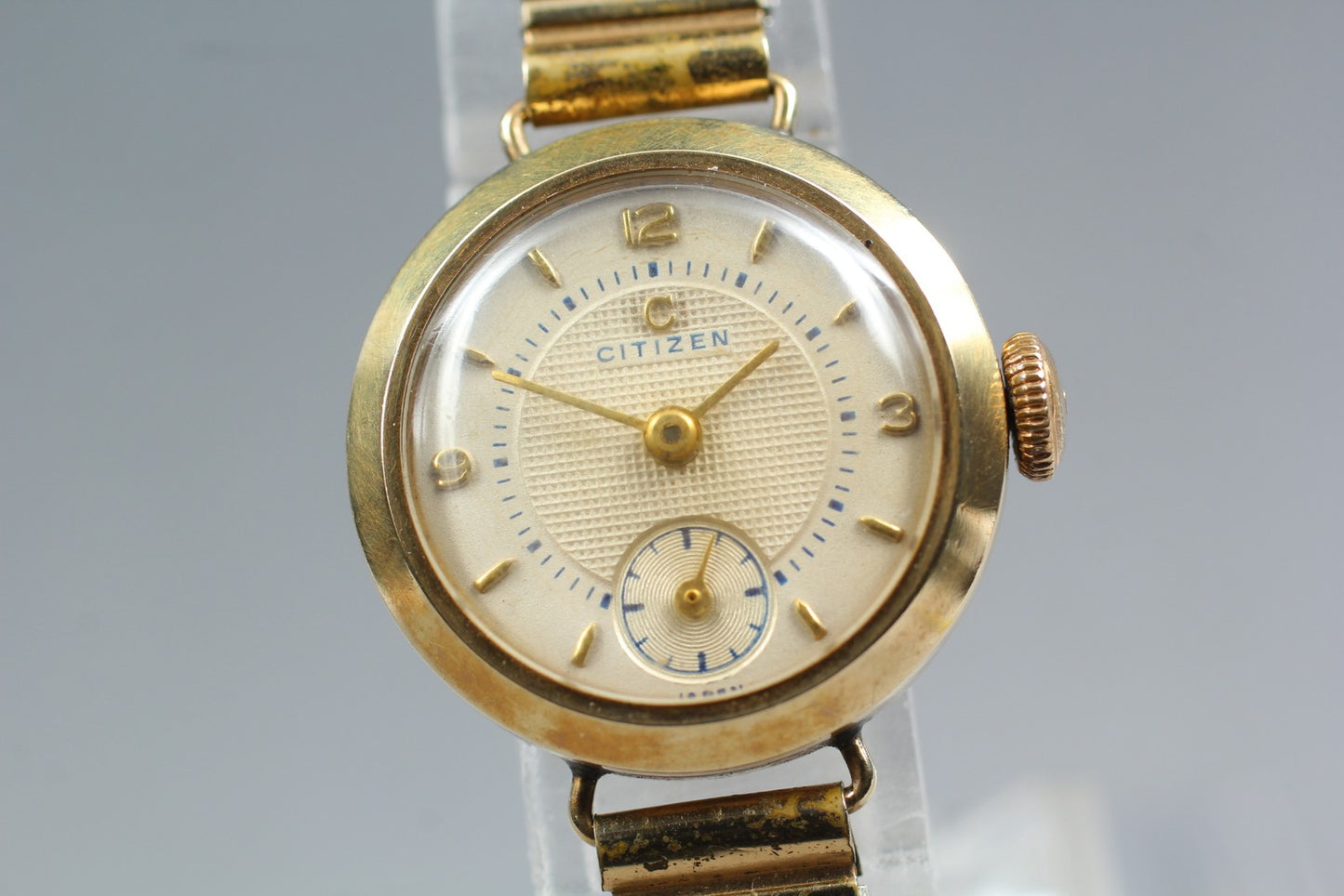 Vintage [Exc+5] Citizen 8004 14K Gold Filled Manual 22mm Ladies Watch From JAPAN
