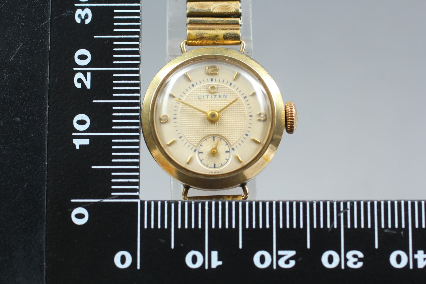 Vintage [Exc+5] Citizen 8004 14K Gold Filled Manual 22mm Ladies Watch From JAPAN