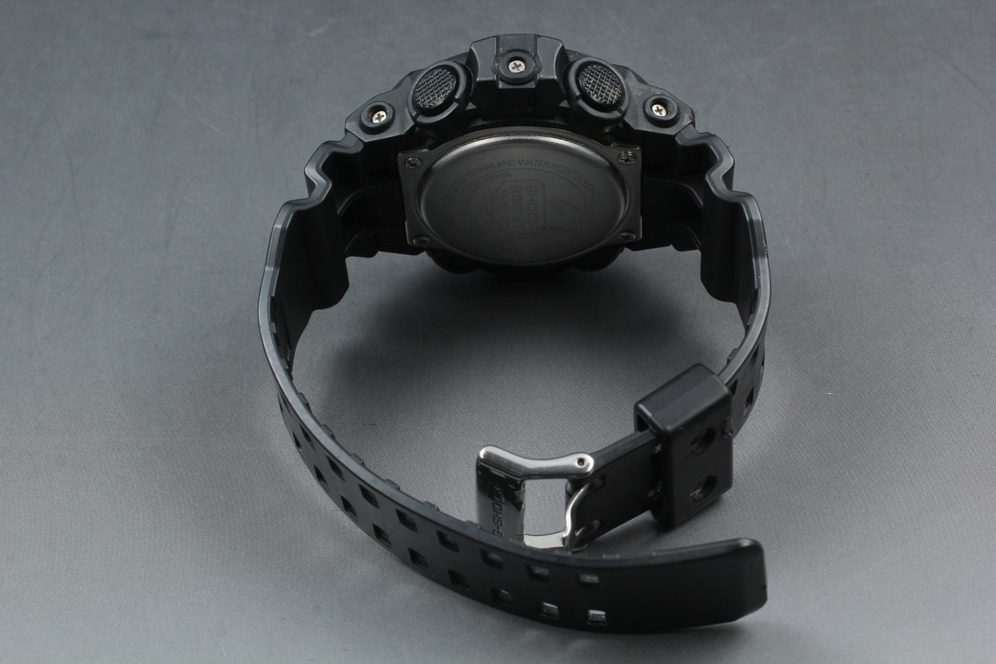 Exc+5 Casio G-shock GA-710 5522 Black Ana Digi Quartz Digital Men's Watch JAPAN